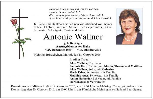 antonie wallner