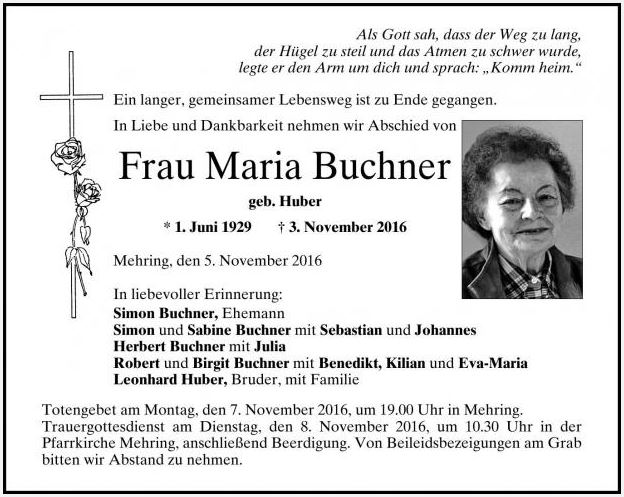 maria buchner