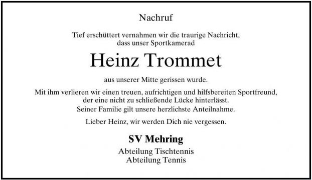 nr heinz trommet