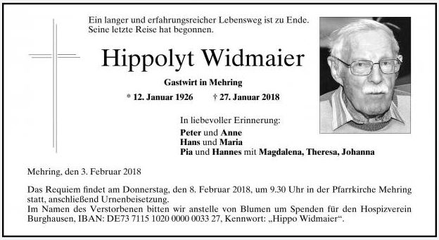 hippolyt widmaier