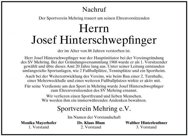 josef hinterschwepfinger svm